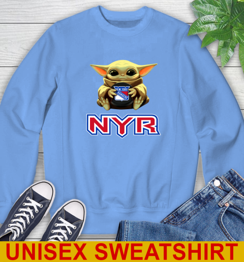 NHL Hockey New York Rangers Star Wars Baby Yoda Shirt 35