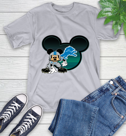 NFL Detroit Lions Mickey Mouse Disney Football T Shirt T-Shirt 6