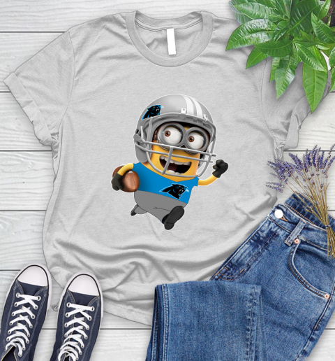NFL Carolina Panthers Minions Disney Football Sports Women's T-Shirt