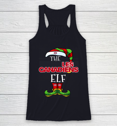 Montreal Canadiens Christmas ELF Funny NHL Racerback Tank 7