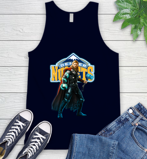 NBA Thor Avengers Endgame Basketball Denver Nuggets Tank Top 3