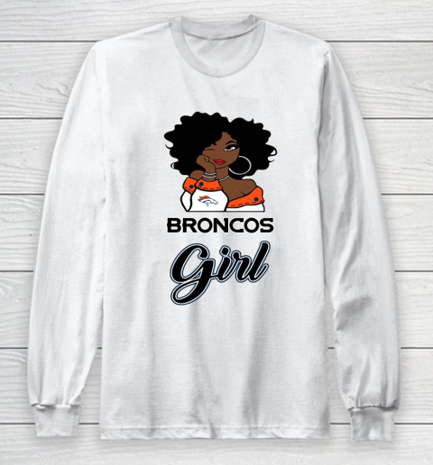 Denver Broncos Girl NFL Long Sleeve T-Shirt 2