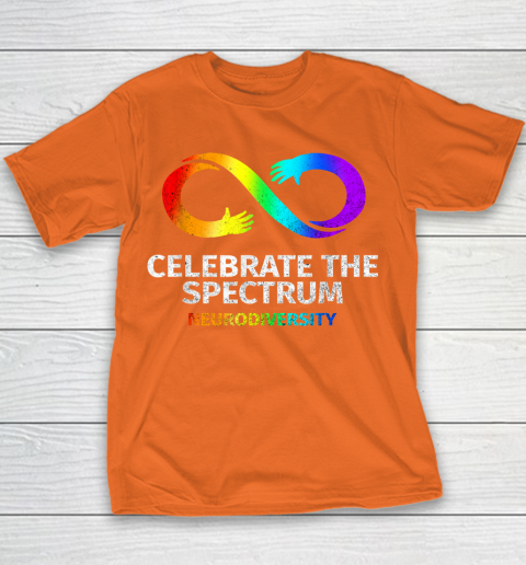 Neurodiversity Celebrate Spectrum Infinity Autism Awareness Youth T-Shirt 4