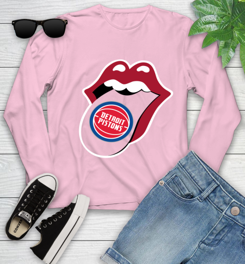 Detroit Pistons NBA Basketball Lips I Root For My Team Adoring Fan 134