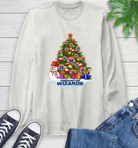 Washington Wizards Merry Christmas NBA Basketball Sports Long Sleeve T-Shirt 12