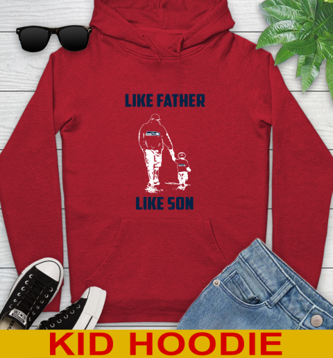 Seattle Seahawks NFL Football Like Father Like Son Sports Youth Hoodie 11