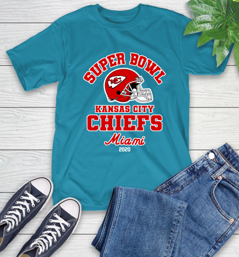 Kansas City Chiefs Super Bowl Champion Miami Logo 2020 NFL Shirts 10
