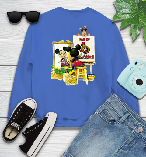 NHL Hockey Ottawa Senators Mickey Drawing Shirt 110