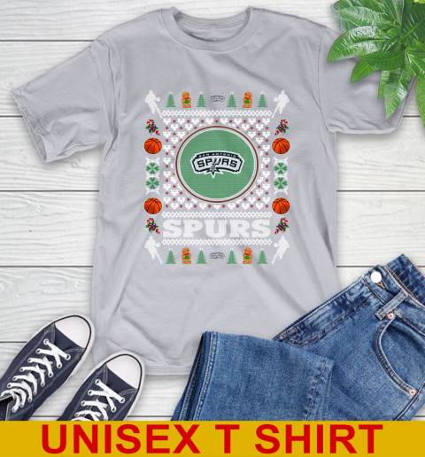 San Antonio Spurs Merry Christmas NBA Basketball Loyal Fan T-Shirt 5