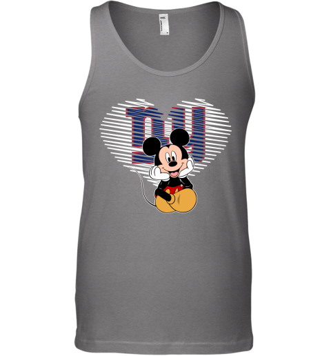 NFL New York Giants The Heart Mickey Mouse Disney Football T Shirt k73KnV1Hupy unisex tank 17 95 151514 front graphite heather