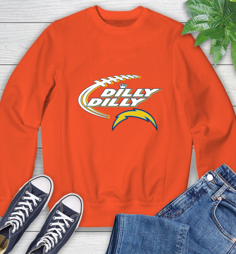 NFL Los Angeles Chargers Dilly Dilly Football Sports Sweatshirt 4