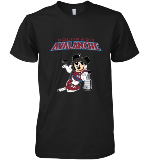 Mickey Colorado Avalanche With The Stanley Cup Hockey NHL Premium Men's T-Shirt