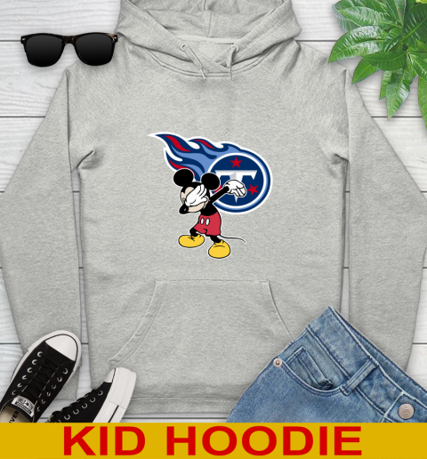 Tennessee Titans NFL Football Dabbing Mickey Disney Sports Youth Hoodie