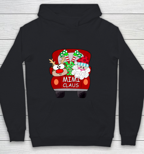 Mimi Claus Santa Car Christmas Funny Mimi Gift Youth Hoodie