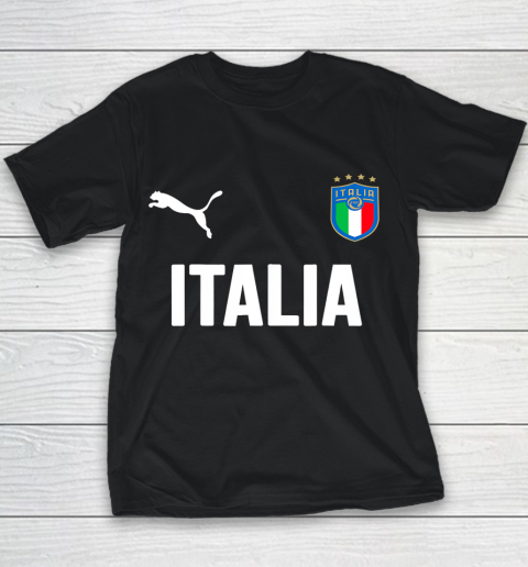Italy Jersey Soccer 2020 2021 Football Italian Italia Youth T-Shirt