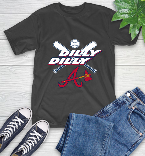 MLB Atlanta Braves Dilly Dilly Baseball Sports T-Shirt 2