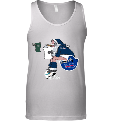 Santa Claus New England Patriots Shit On Other Teams Christmas Tank Top