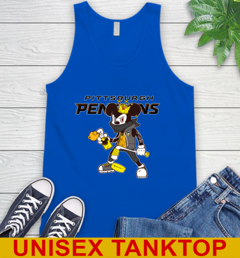Pittsburgh Penguins NHL Hockey Mickey Peace Sign Sports Tank Top 5