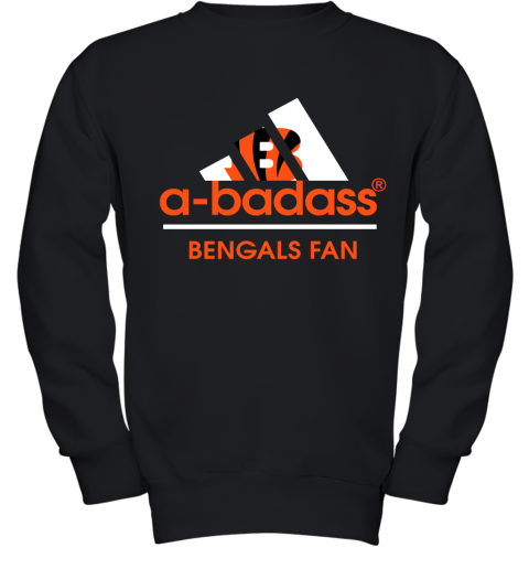 A Badass Cincinnati Bengals Mashup Adidas NFL Youth Sweatshirt