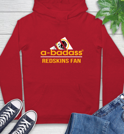 Washington Redskins NFL Football A Badass Adidas Adoring Fan Sports Hoodie 10