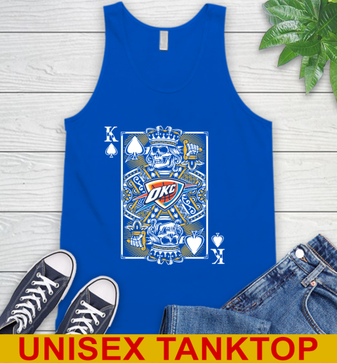 Oklahoma City Thunder NBA Basketball The King Of Spades Death Cards Shirt Tank Top 4
