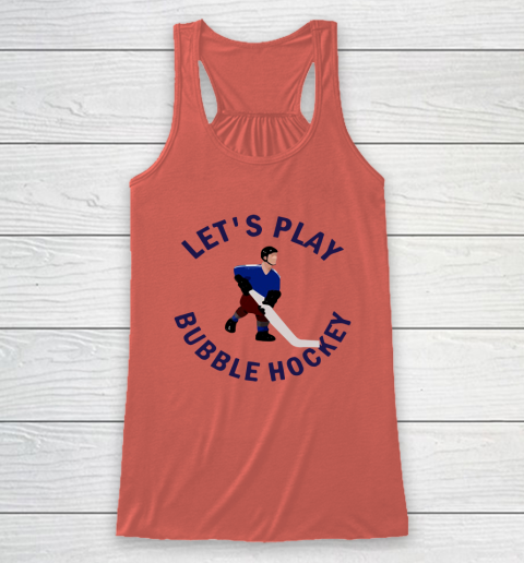Bubble Hockey Let's Play Racerback Tank - Image 3