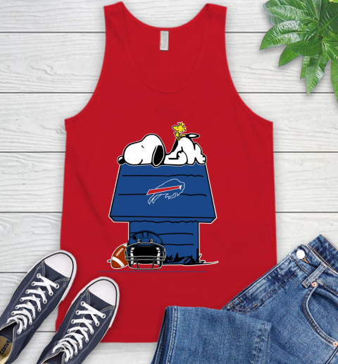 Buffalo Bills NFL Football Snoopy Woodstock The Peanuts Movie Tank Top 6