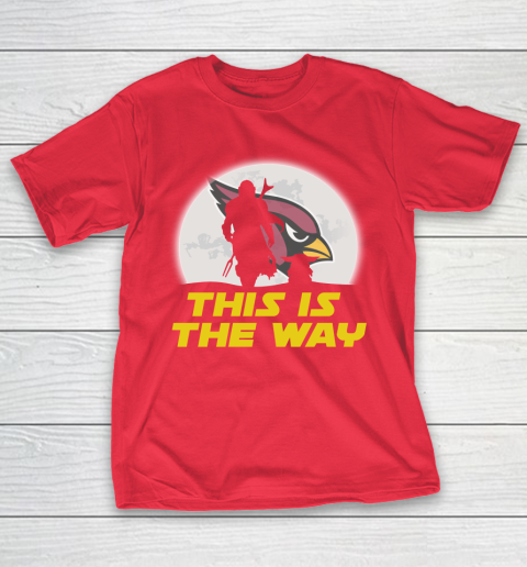 Arizona Cardinals NFL Football Star Wars Yoda And Mandalorian This Is The Way T-Shirt 9