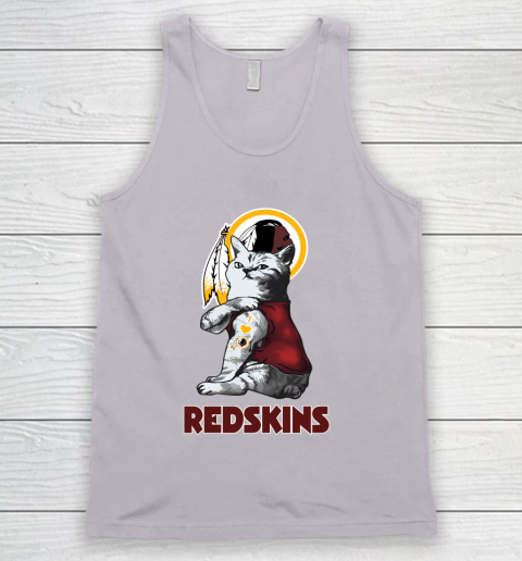 NFL Football My Cat Loves Washington Redskins Tank Top 3