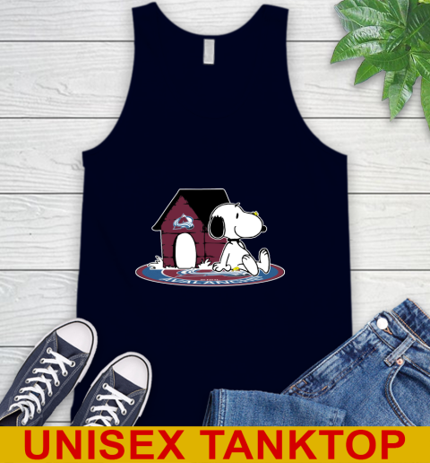 NHL Hockey Colorado Avalanche Snoopy The Peanuts Movie Shirt Tank Top 3