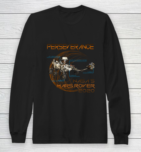 Schematic Perseverance The New NASA Mars Rover 2020 Long Sleeve T-Shirt