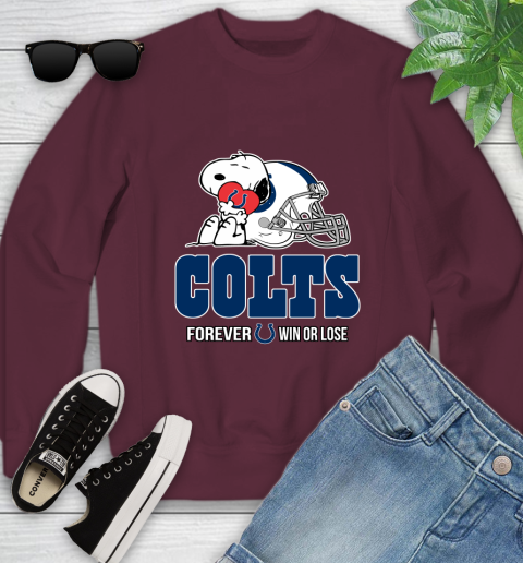 NFL The Peanuts Movie Snoopy Forever Win Or Lose Football Indianapolis Colts 119