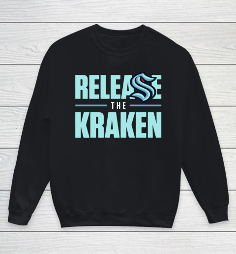 Release The Kraken T Shirt – Seattle Kraken Youth Sweatshirt