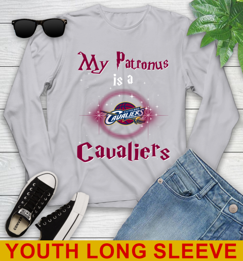 NBA Basketball Harry Potter My Patronus Is A Cleveland Cavaliers Youth Long Sleeve 5