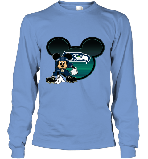 NFL Seattle Seahawks Mickey Mouse And Minnie Disney Shirt