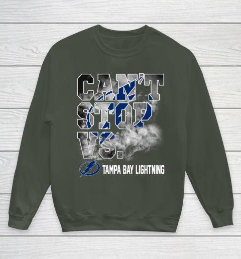 NHL Tampa Bay Lightning Hockey Can't Stop Vs Youth Sweatshirt 8
