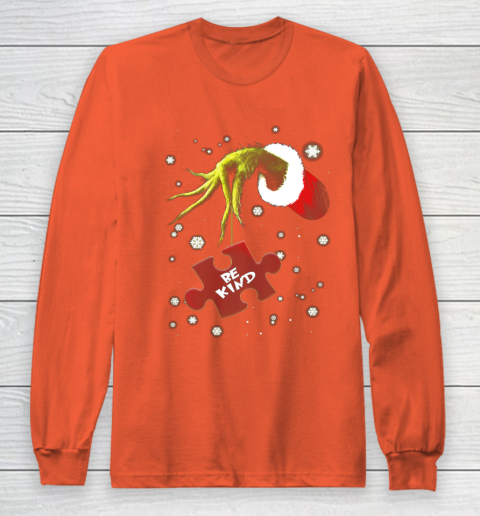 G.Rinch Hand Be Kind Autism Christmas Gift T-Shirt