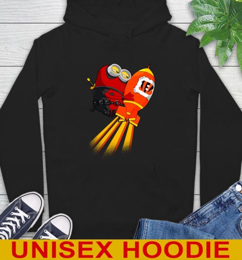 NFL Football Cincinnati Bengals Deadpool Minion Marvel Shirt Hoodie