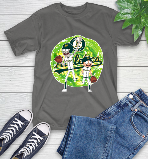 MLB Oakland Athletics Rick And Morty Baseball Sports T-Shirt 9
