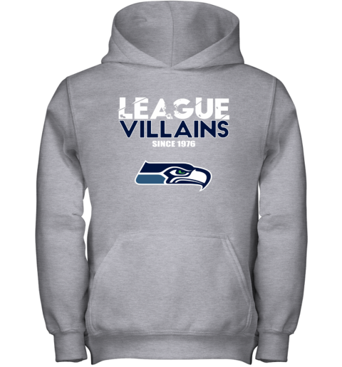 Seattle Seahawks Logo Outline Grey Hoodie