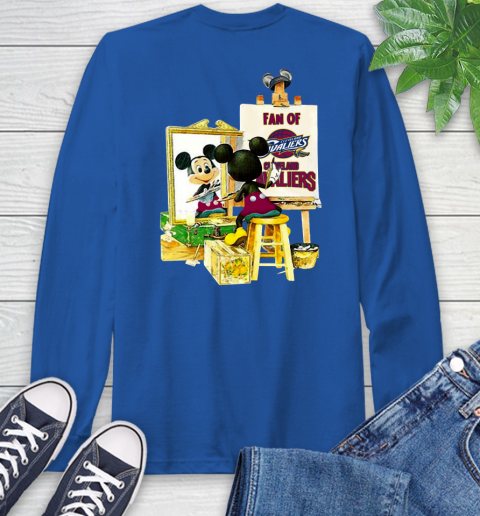 NBA Basketball Cleveland Cavaliers Mickey Drawing Shirt 64
