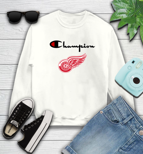 NHL Hockey Detroit Red Wings Champion Shirt Sweatshirt
