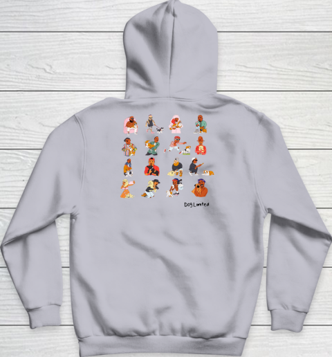 Rappers With Puppies Front and Back Youth Hoodie 11
