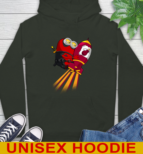 NBA Basketball Miami Heat Deadpool Minion Marvel Shirt Hoodie 12