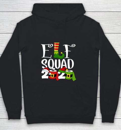 Elf Squad Quarantine Christmas 2020 Youth Hoodie