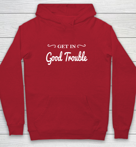 Get in good trouble John Lewis Youth Hoodie 7