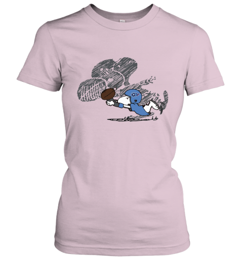 Tennessee Titans Snoopy Plays The Football Game swys tennessee titans snoopy plays the football game ladies t shirt 20 front light pink