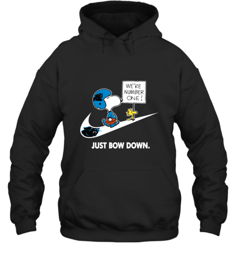 Carolina Panthers Are Number One – Just Bow Down Snoopy Hoodie