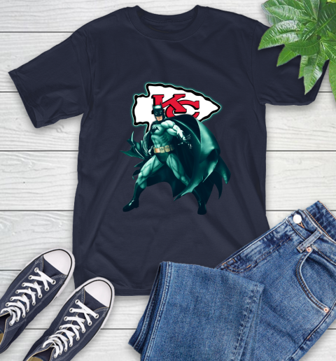 NFL Batman Football Sports Kansas City Chiefs T-Shirt 4