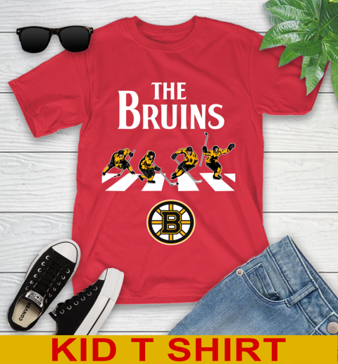 NHL Hockey Boston Bruins The Beatles Rock Band Shirt Youth T Shirt Tee For Sports